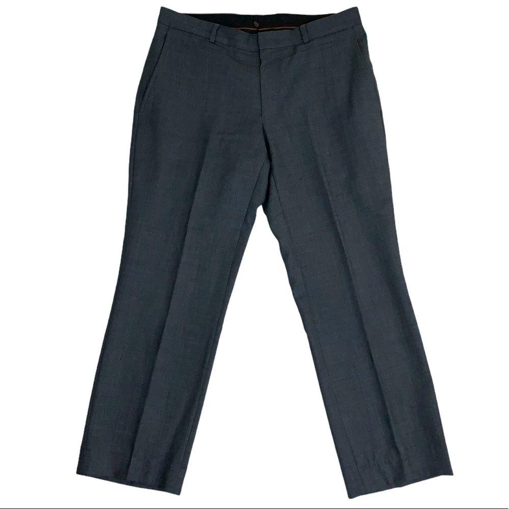 Ben Sherman Gray 100% Wool Dress Pants